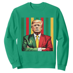 Juneteenth American Leader Inspiration Sweatshirt 1865 American Heritage Gift TS12 Irish Green Print Your Wear