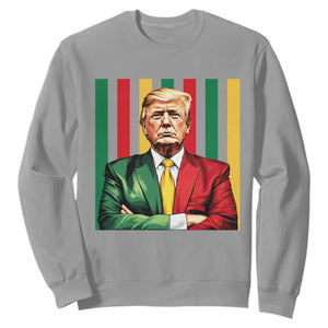 Juneteenth American Leader Inspiration Sweatshirt 1865 American Heritage Gift TS12 Sport Gray Print Your Wear