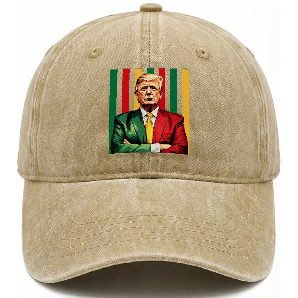 Juneteenth American Leader Inspiration Washed Cotton Baseball Cap 1865 American Heritage Gift TS12 Print Your Wear
