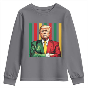 Juneteenth American Leader Inspiration Youth Sweatshirt 1865 American Heritage Gift TS12 Charcoal Print Your Wear