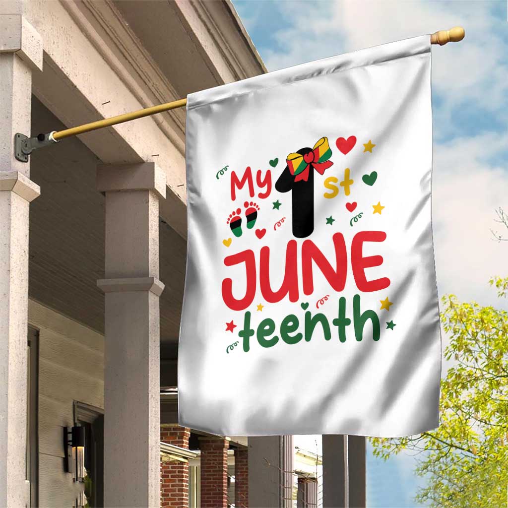 My First Juneteenth Garden Flag African American Baby Freedom Day TS12 Print Your Wear