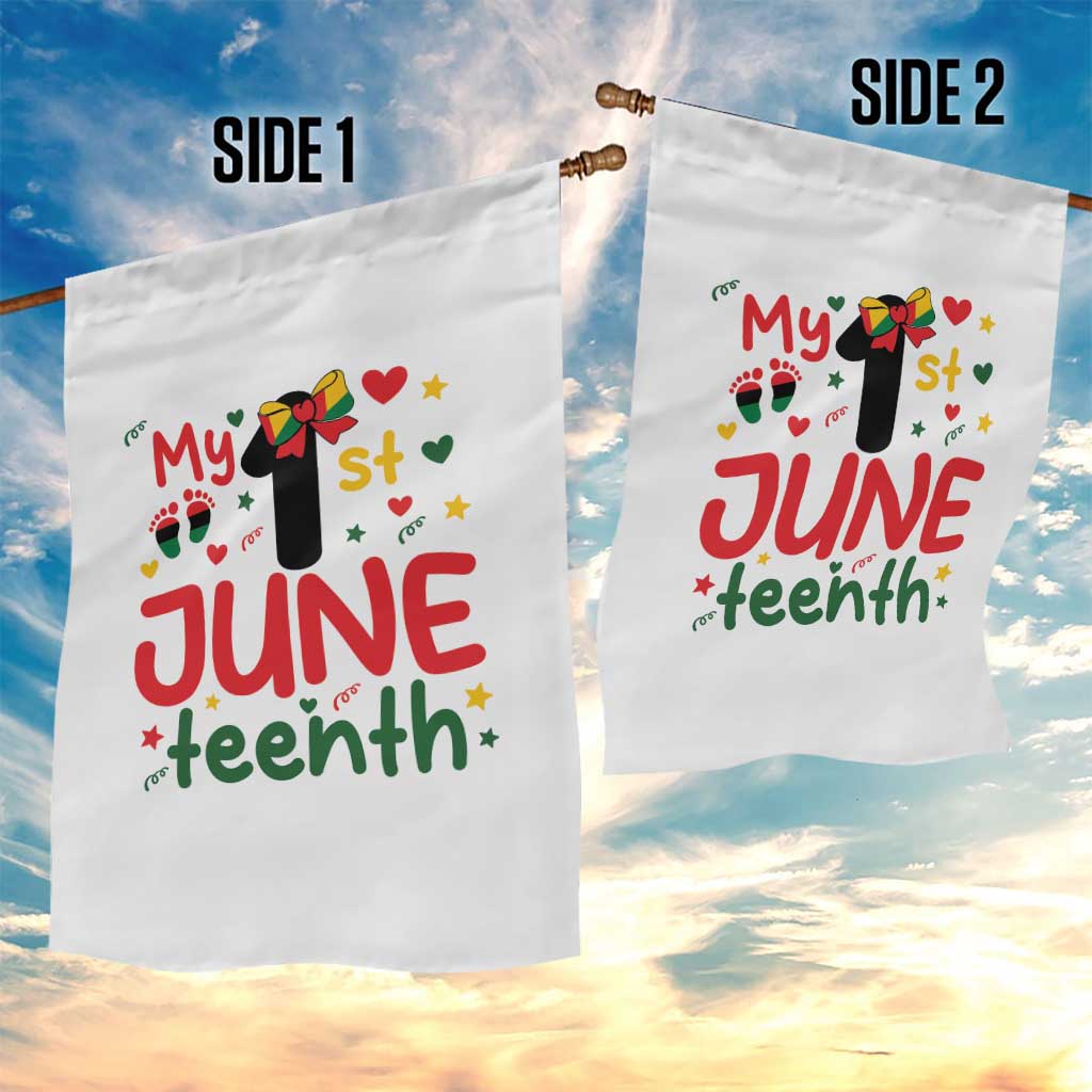 My First Juneteenth Garden Flag African American Baby Freedom Day TS12 Print Your Wear