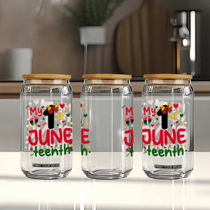 My First Juneteenth Glass Can African American Baby Freedom Day TS12 Print Your Wear