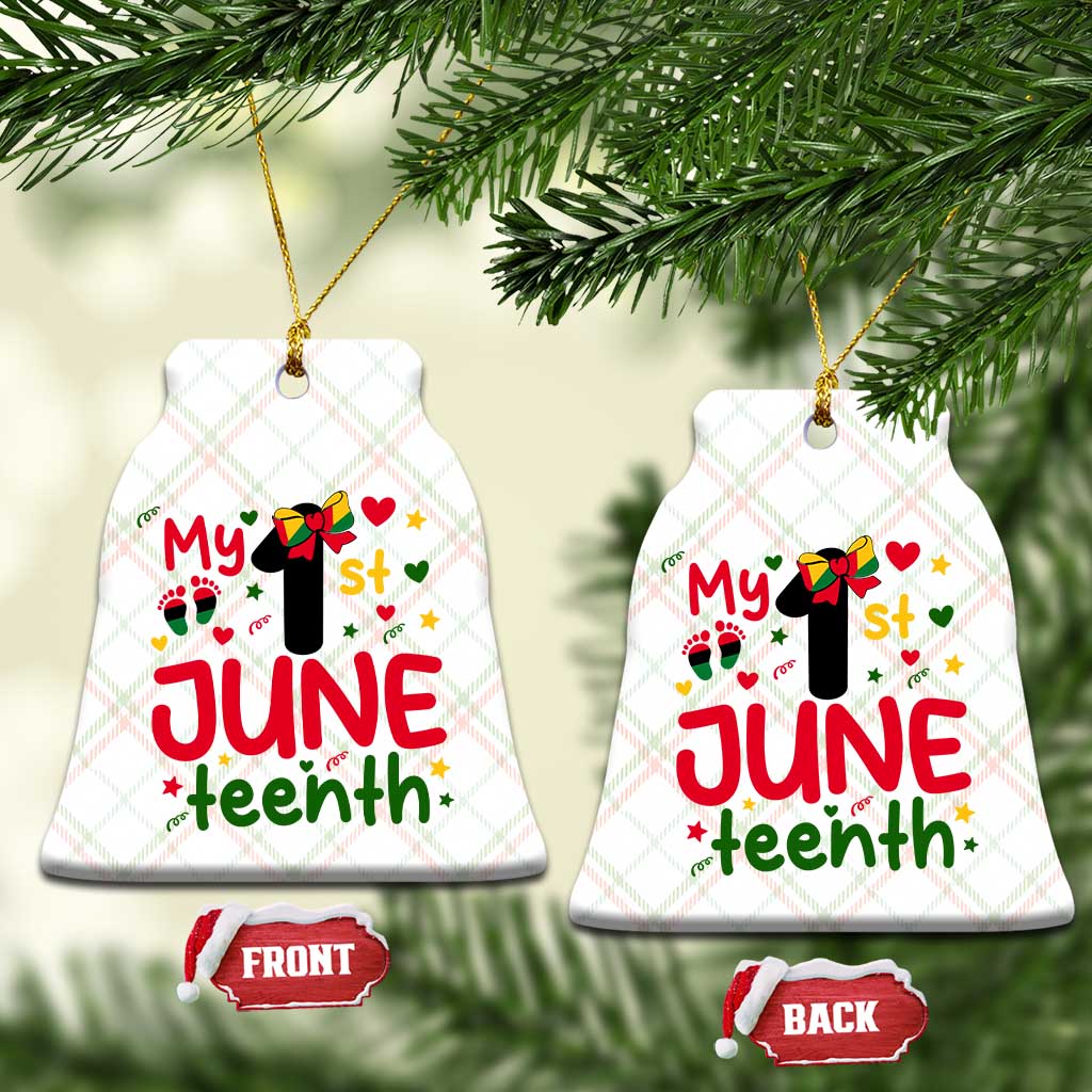 My First Juneteenth Ceramic Ornament African American Baby Freedom Day TS12 Print Your Wear