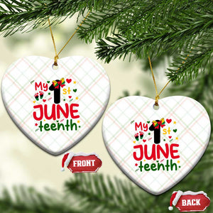 My First Juneteenth Ceramic Ornament African American Baby Freedom Day TS12 Print Your Wear