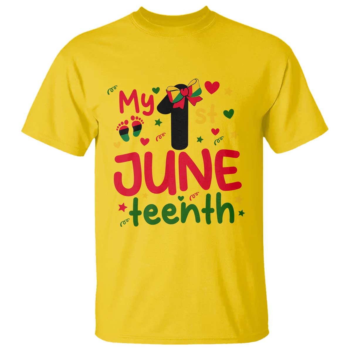 My First Juneteenth T Shirt African American Baby Freedom Day TS12 Daisy Print Your Wear