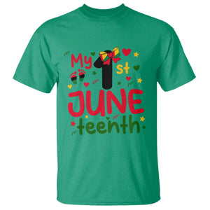 My First Juneteenth T Shirt African American Baby Freedom Day TS12 Irish Green Print Your Wear