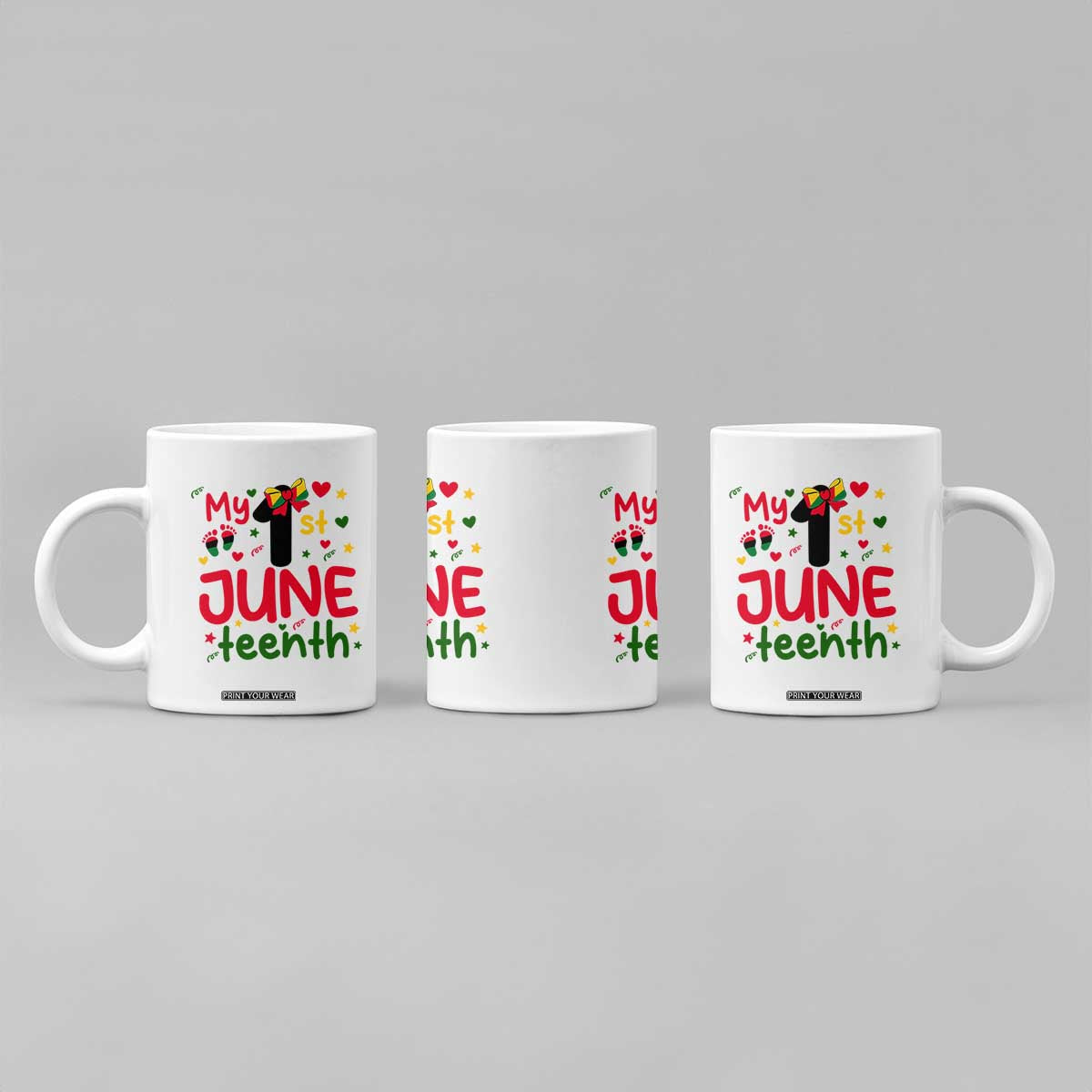 My First Juneteenth Coffee Mug African American Baby Freedom Day TS12 Print Your Wear