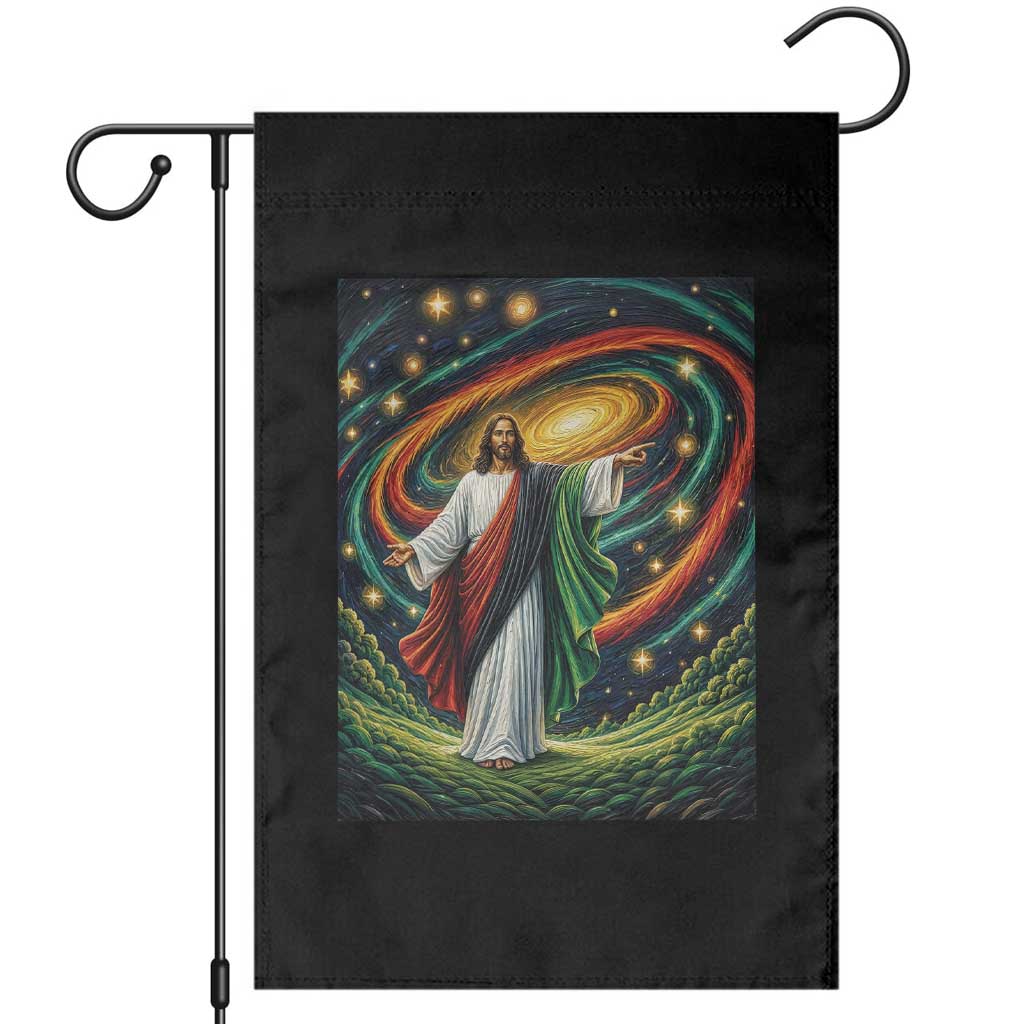 Black Jesus Juneteenth Garden Flag African American Christian Pride TS12 Black Print Your Wear