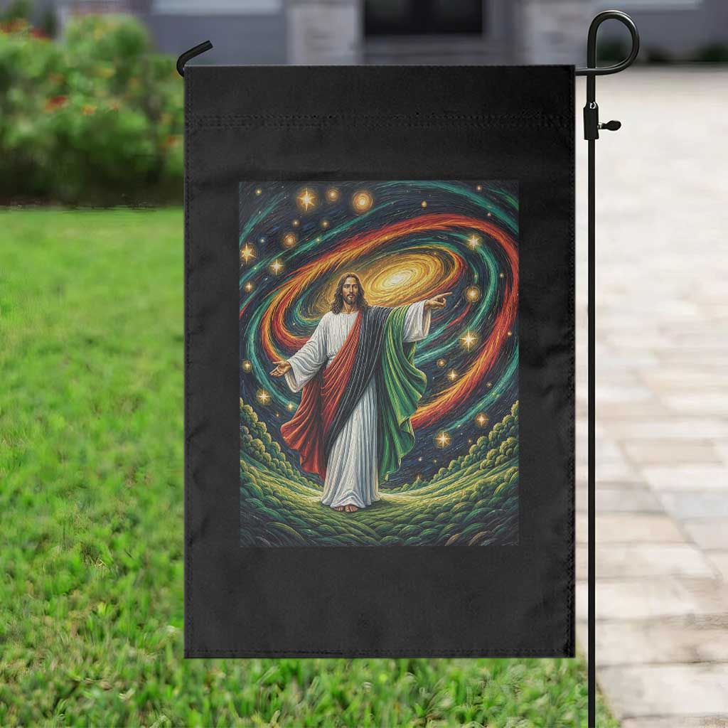 Black Jesus Juneteenth Garden Flag African American Christian Pride TS12 Print Your Wear