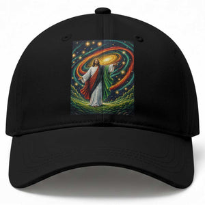 Black Jesus Juneteenth Baseball Cap African American Christian Pride TS12 Print Your Wear