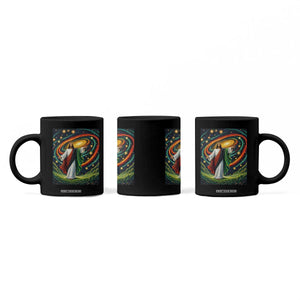 Black Jesus Juneteenth Coffee Mug African American Christian Pride TS12 Print Your Wear