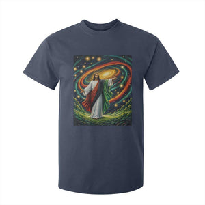 Black Jesus Juneteenth T Shirt For Kid African American Christian Pride TS12 Navy Print Your Wear