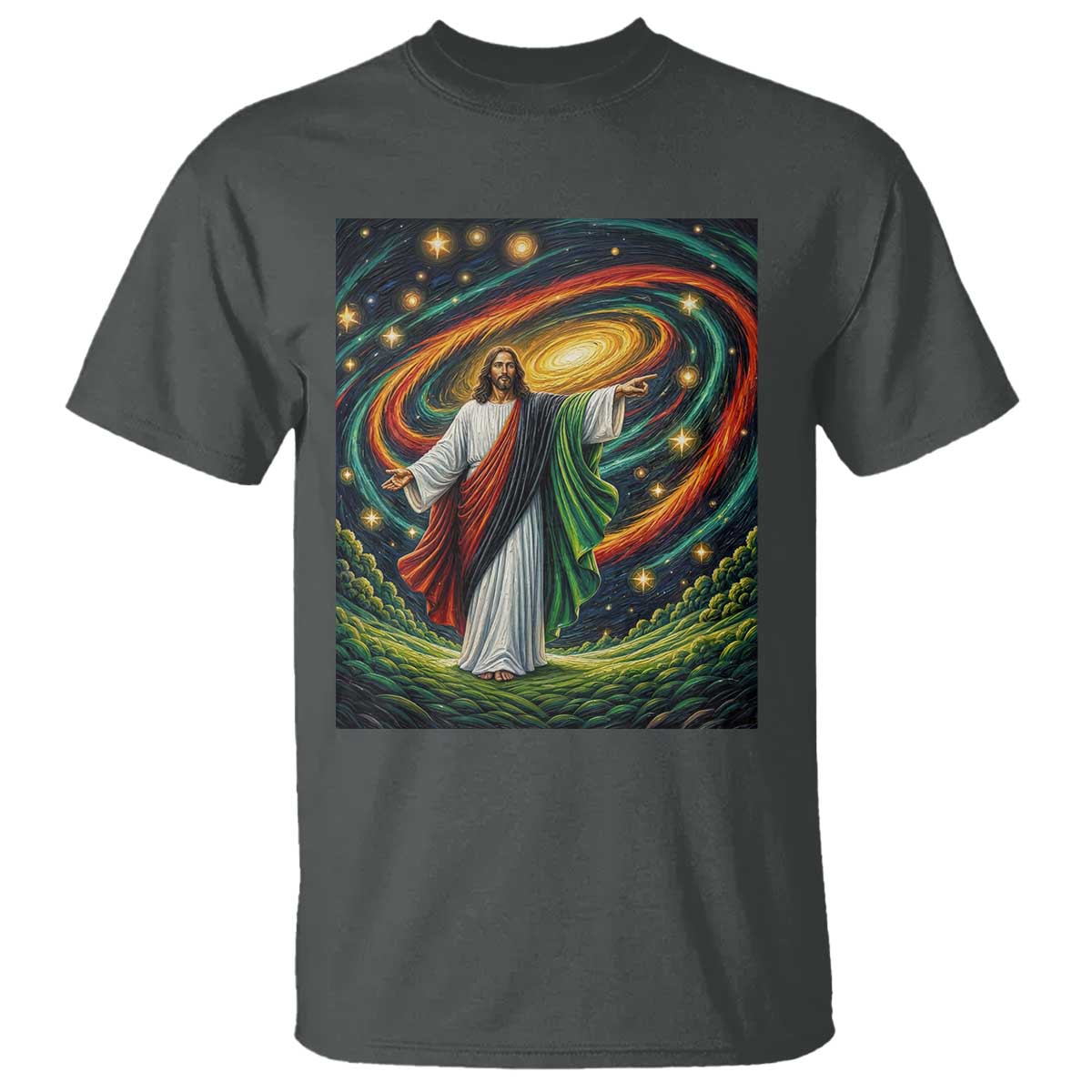 Black Jesus Juneteenth T Shirt African American Christian Pride TS12 Dark Heather Print Your Wear