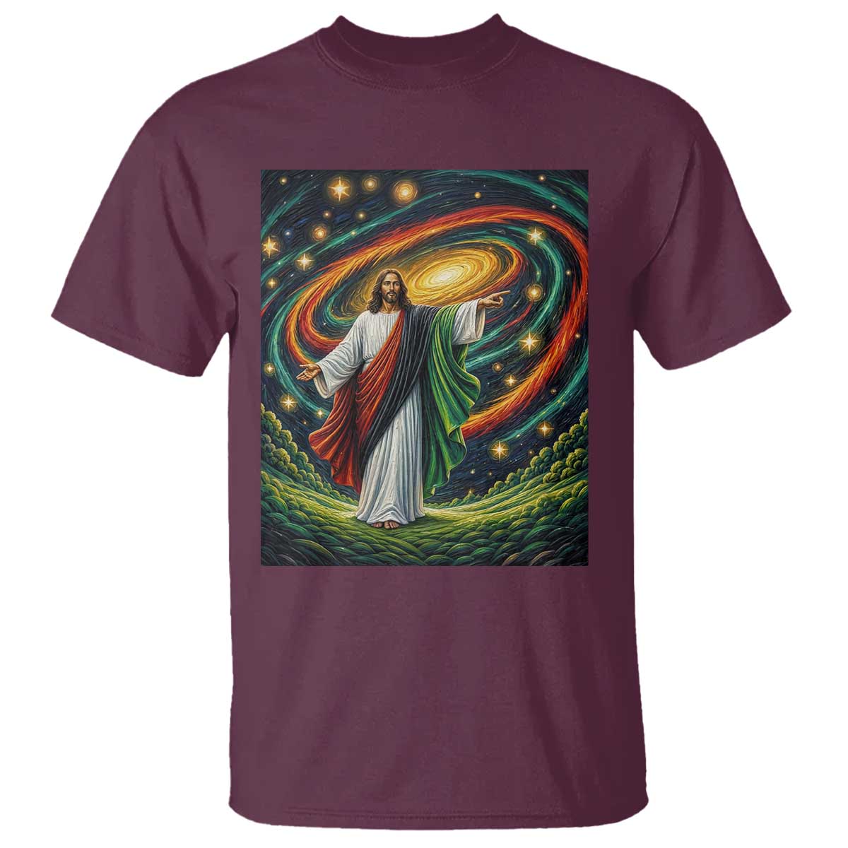 Black Jesus Juneteenth T Shirt African American Christian Pride TS12 Maroon Print Your Wear