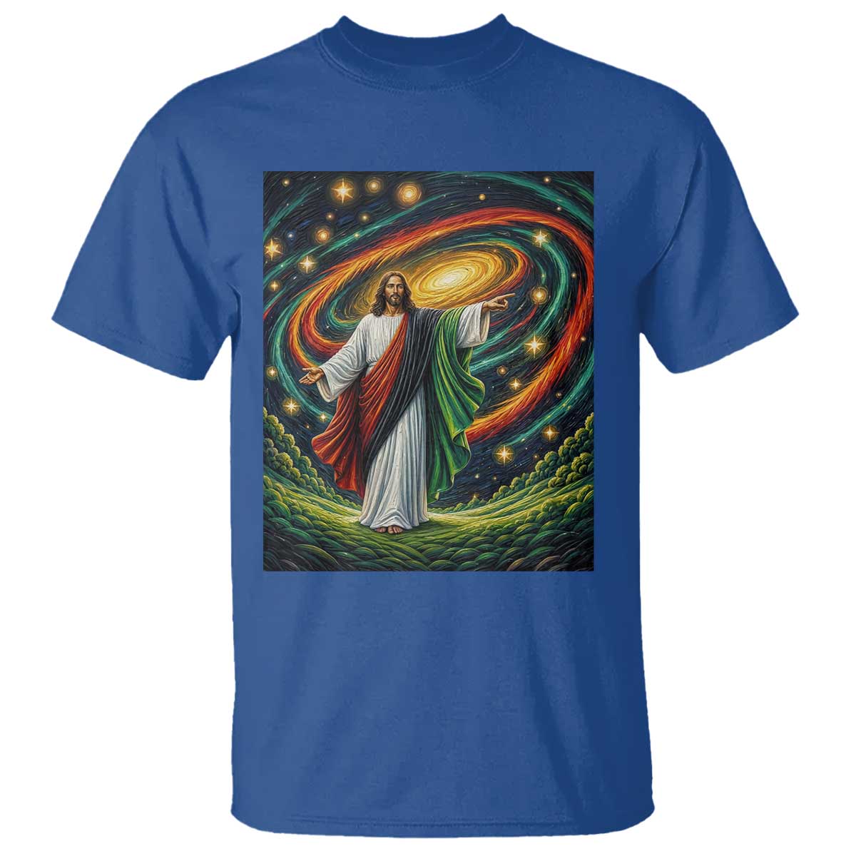 Black Jesus Juneteenth T Shirt African American Christian Pride TS12 Royal Blue Print Your Wear