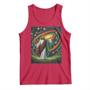 Black Jesus Juneteenth Tank Top African American Christian Pride TS12 Red Print Your Wear