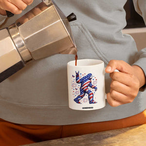 Funny Patriotic Bigfoot Coffee Mug 4th Of July Freedom TS12 Print Your Wear