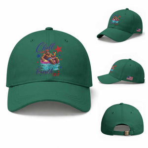 Funny Bigfoot 4th Of July Baseball Cap Chill The Fourth Out TS12 Baseball Cap Universal Fit Irish Green Print Your Wear