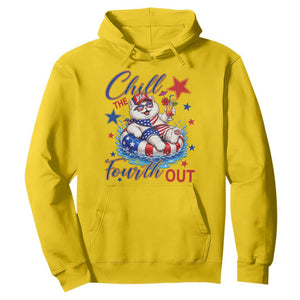 Funny Patriotic Persian Cat Hoodie Chill The Fourth Out TS12 Daisy Print Your Wear
