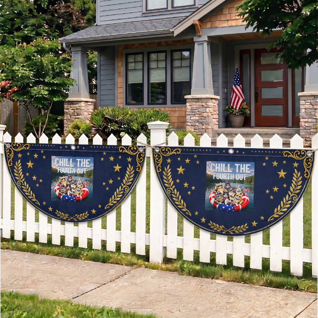 Funny Americana Cat Squad Patriotic Fan Flag Chill The Fourth Out TS12 2pcs pack Vintage Navy Print Your Wear