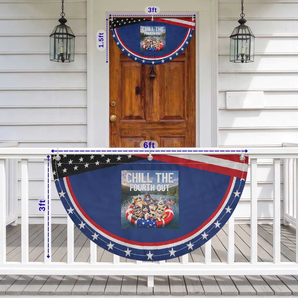 Funny Americana Cat Squad Patriotic Fan Flag Chill The Fourth Out TS12 Print Your Wear