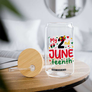 My Second Juneteenth Glass Can African American Baby Freedom Day TS12 Print Your Wear