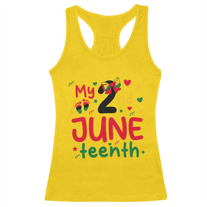 My Second Juneteenth Racerback Tank Top African American Baby Freedom Day TS12 Daisy Print Your Wear
