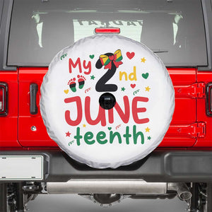 My Second Juneteenth Spare Tire Cover African American Baby Freedom Day TS12 White Print Your Wear