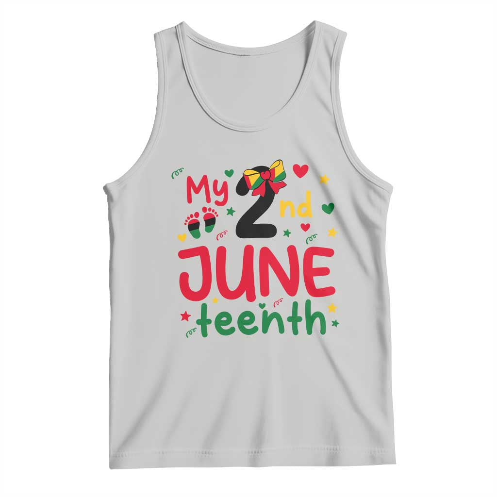 My Second Juneteenth Tank Top African American Baby Freedom Day TS12 Ash Print Your Wear