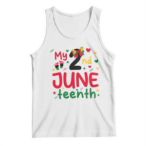 My Second Juneteenth Tank Top African American Baby Freedom Day TS12 White Print Your Wear