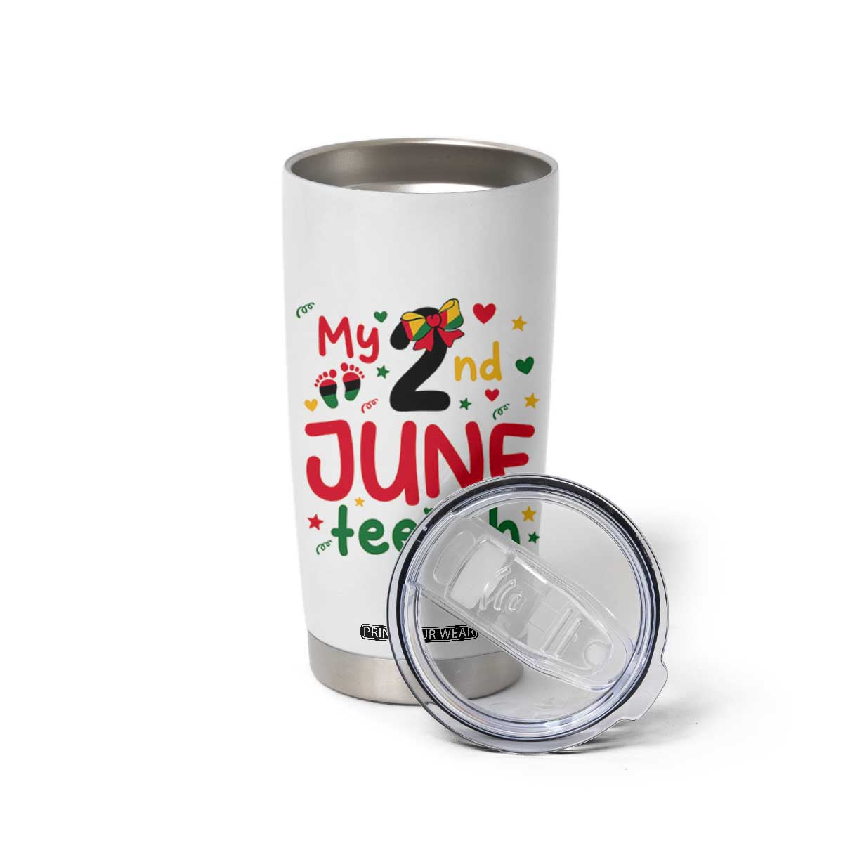 My Second Juneteenth Tumbler Cup African American Baby Freedom Day TS12 Print Your Wear