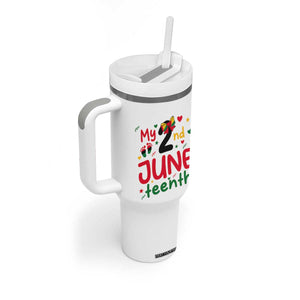 My Second Juneteenth Tumbler With Handle African American Baby Freedom Day TS12 Print Your Wear