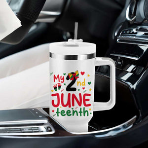 My Second Juneteenth Tumbler With Handle African American Baby Freedom Day TS12 Print Your Wear