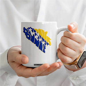 Bosnia And Herzegovina Word Art Map Coffee Mug Bosnian Pride Gift TS12 Print Your Wear