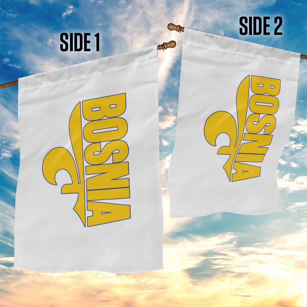 Bosnian Fleur De Lis Flag Garden Flag Proud Bosnia Heritage Gift TS12 Print Your Wear