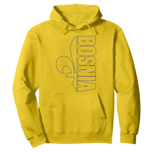 Bosnian Fleur De Lis Flag Hoodie Proud Bosnia Heritage Gift TS12 Daisy Print Your Wear