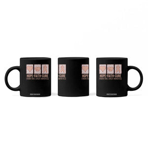 Endometrial Cancer Awareness Coffee Mug Hope Faith Cure Peach Ribbon TS12 Print Your Wear