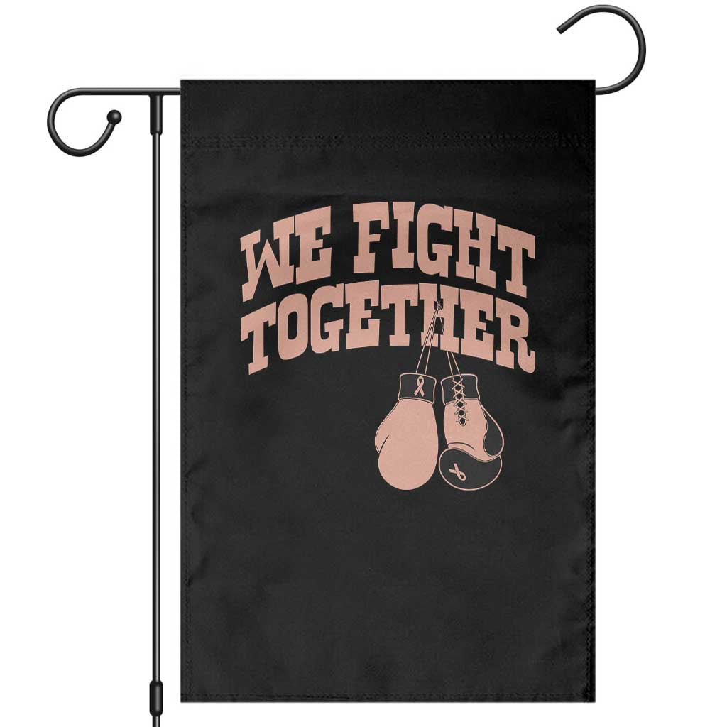 Endometrial Cancer Warrior Garden Flag We Fight Together Boxing Gift TS12 Black Print Your Wear