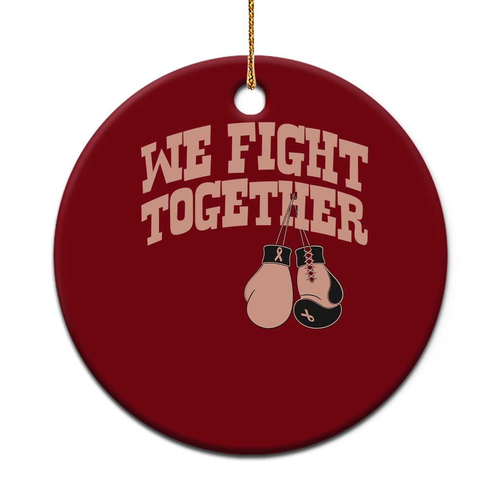 Endometrial Cancer Warrior Ceramic Ornament We Fight Together Boxing Gift TS12 1pc Red Print Your Wear