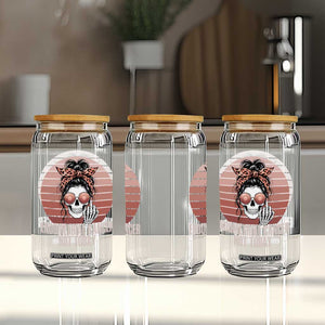 Vintage Endometrial Cancer Not Today Glass Can Skeleton Warrior Fighter TS12 Print Your Wear
