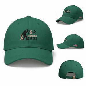 Funny Bigfoot Fuck Endometrial Cancer Awareness Gift Baseball Cap TS12 Baseball Cap Universal Fit Irish Green Print Your Wear