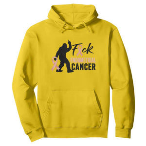 Funny Bigfoot Fuck Endometrial Cancer Awareness Gift Hoodie TS12 Daisy Print Your Wear