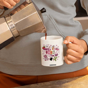 Funny Western Teacher Aide Graphic Coffee Mug She's A Para I Can Tell TS12 Print Your Wear