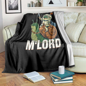 Funny Medieval Knight Frog Meme With Sword Throw Blanket Twas The Tism MLord TS12 Print Your Wear