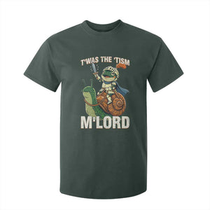 Funny Medieval Knight Frog Meme With Sword T Shirt For Kid Twas The Tism MLord TS12 Dark Forest Green Print Your Wear