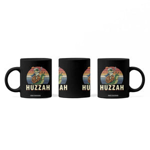 Funny Huzzah Frog Meme Coffee Mug Medieval Knight With Sword Graphic TS12 Print Your Wear