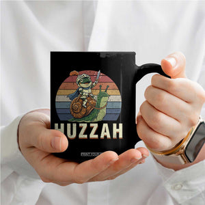 Funny Huzzah Frog Meme Coffee Mug Medieval Knight With Sword Graphic TS12 Print Your Wear