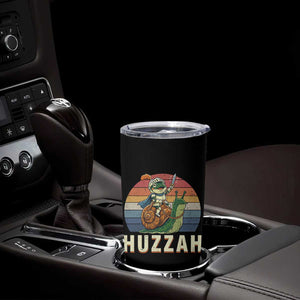 Funny Huzzah Frog Meme Tumbler Cup Medieval Knight With Sword Graphic TS12 Print Your Wear