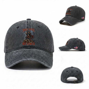 Funny Medieval Knight Worker Meme Washed Cotton Baseball Cap Three Coffees No Lunch Valkyrie Coffee Lover TS12 Washed Cap Universal Fit Dark Gray Print Your Wear